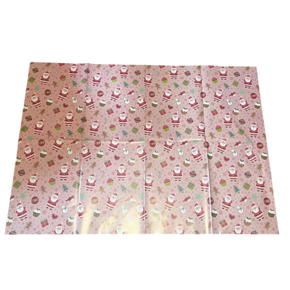 Christmas Wrapping Paper Set - Red, White, Pink